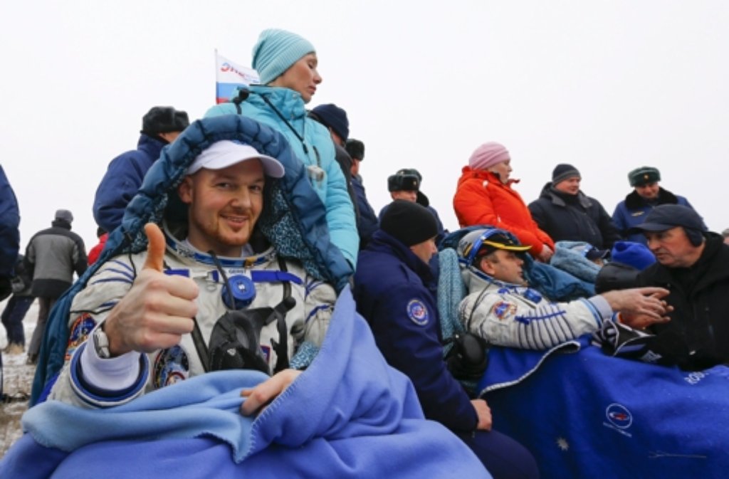 Der Künzelsauer Astronaut Alexander Gerst ist nach Monaten auf der ISS zurück auf der Erde.
