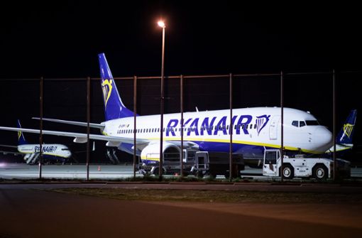 Stillstand bei Ryanair: Die Piloten und Flugbegleiter der Billigflug-Airline in Deutschland haben ihre Arbeit niedergelegt. Foto: dpa