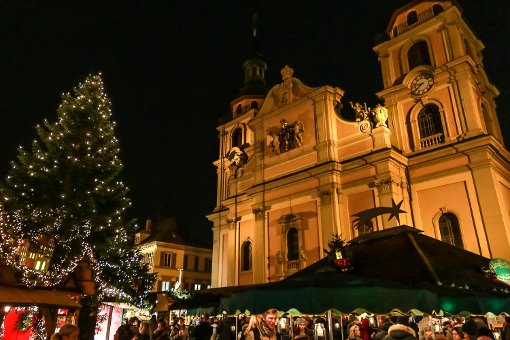 Der Ludwigsburger Weihnachtsmarkt hat am Dienstagabend seine Pforten geöffnet. Foto: www.7aktuell.de | Andreas Friedrichs