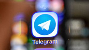 Telegrams Nutzerzahlen steigen kontinuierlich stark an. Foto: AFP/YURI KADOBNOV