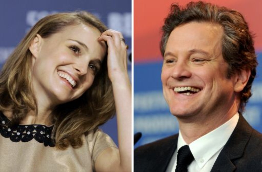 Sie strahlen jetzt schon um die Wette. Natalie Portman und Colin Firth werden als Oscar-Favoriten heiß gehandelt. Mal sehen, wer von den beiden auch nach der Verleihung am Sonntag noch gut lachen hat. Unsere Bildergalerie zeigt die Nominierten.