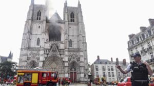 Großbrand in Kathedrale von Nantes ausgebrochen