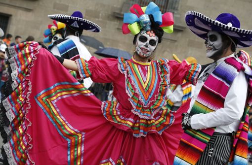 Dia De Muertos Parade Zum Der Toten Zieht Durch Mexiko Stadt Panorama Stuttgarter Nachrichten