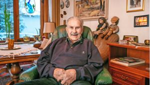 Horst Schreiber blickt an seinem 100. Geburtstag auf ein reiches Leben zurück. Foto: Roberto Bulgri/n