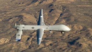 US-Drohne beim testflug Foto: dpa