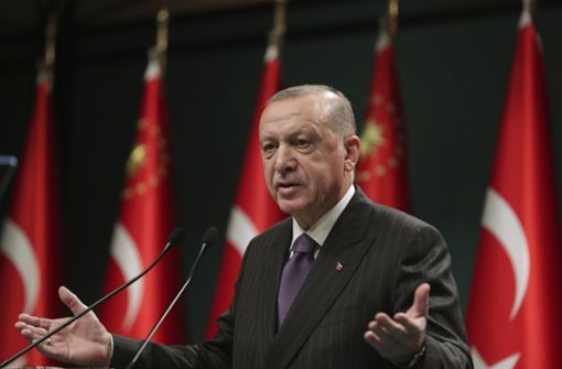 Recep Tayyip Erdogan, Präsident der Türkei, hat im Fernsehen von seinen Impferfahrungen berichtet. Foto: dpa/--