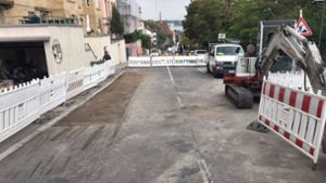 Straße nach Wasserrohrbruch für drei Wochen gesperrt