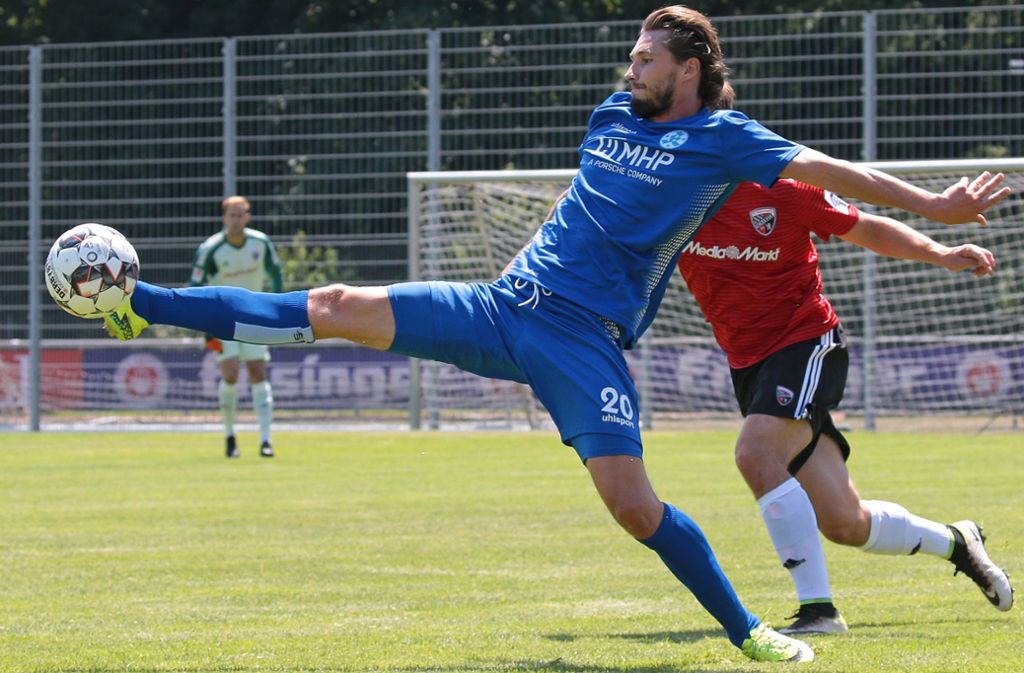 Der mit Abstand beste Torschütze der Stuttgarter Kickers: Mijo Tunjic hat in dieser Saison bereits zwölf Tore erzielt, darunter war ein Elfmetertreffer. Foto: Baumann
