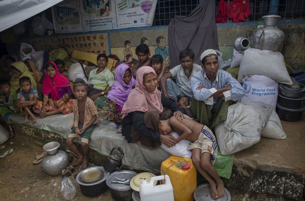 Die muslimischen Rohingya werden in Myanmar verfolgt. Foto: AP