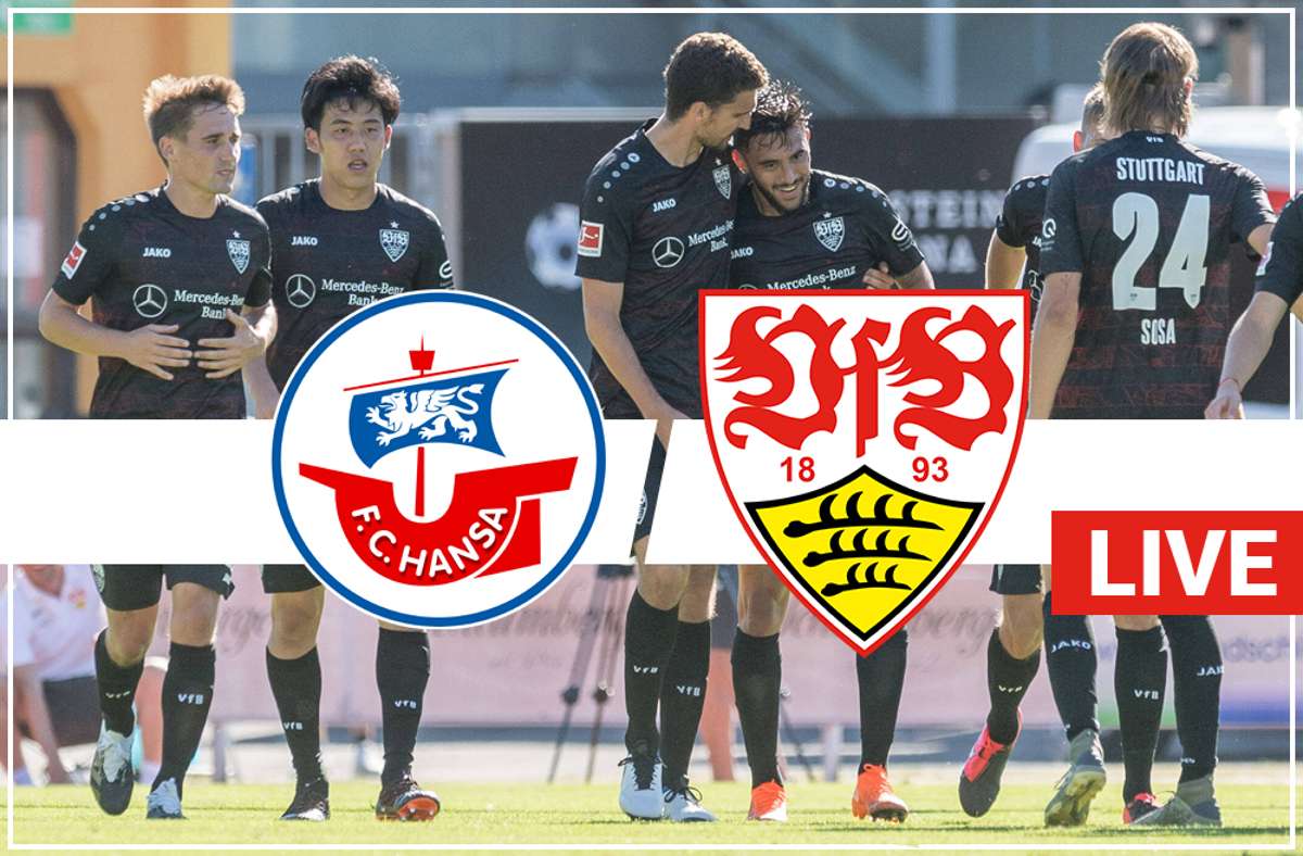Hansa Rostock gegen den VfB Stuttgart Wamangituka schießt VfB eine Runde weiter
