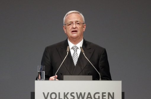 VW-Chef Martin Winterkorn räumt seinen Posten. Foto: AP