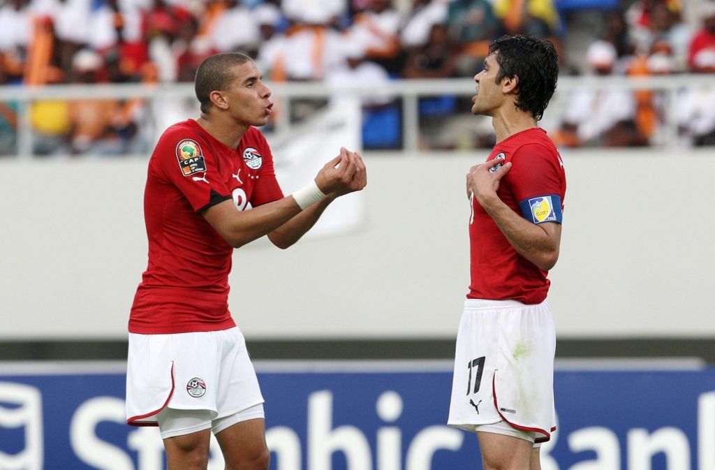 Der Ägypter Ahmed Hassan (rechts) absolvierte bereits 184 Einsätze für seine Nationalelf.