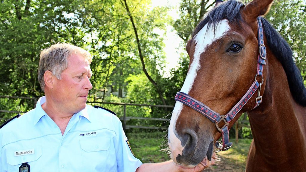 Reiterstaffel in Ostfildern: Auf dieser Polizeiwache riecht es nach Heu