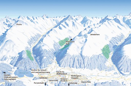Das Wintersportgebiet Davos Klosters im Schweizer Kanton Graubünden hat viel zu bieten: Hier hat sich die Reise-Redaktion vor Ort umgesehen. Foto: Destination Davos Klosters, Laura Hoss