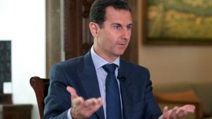 Der syrische Präsident Baschar al-Assad hält die Angriffe der Koalition auf die syrische Armee für Absicht. Foto: Syrian Presidency