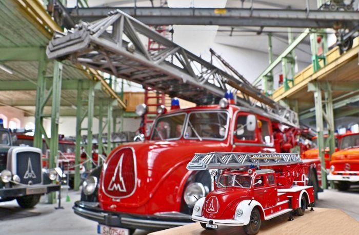 Feuerwehrmuseum öffnet: Kleine Feuerwehrautos und ihre großen Vorbilder