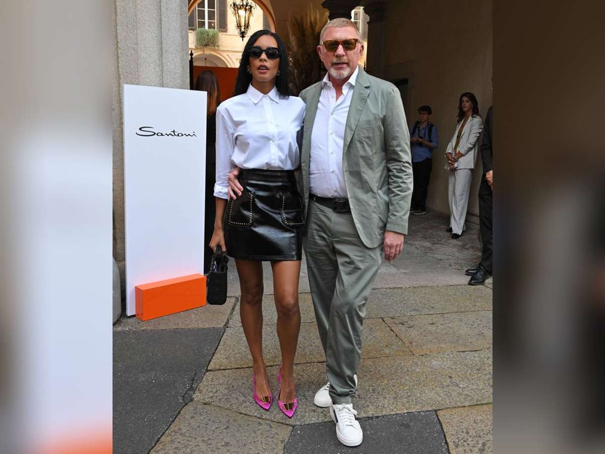 Viaggio a Milano: Boris Becker e la sua fidanzata Liliane si godono la settimana della moda