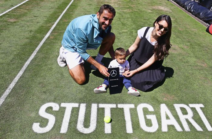Tennis beim Mercedes-Cup: Marin Cilic gewinnt ein  Auto für den  Sohnemann