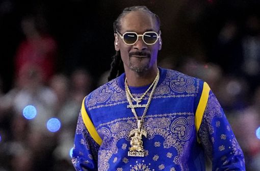 Rapper Snoop Dogg hat offenbar vor seinem Auftritt an einem Joint gezogen. Foto: dpa/Tony Gutierrez