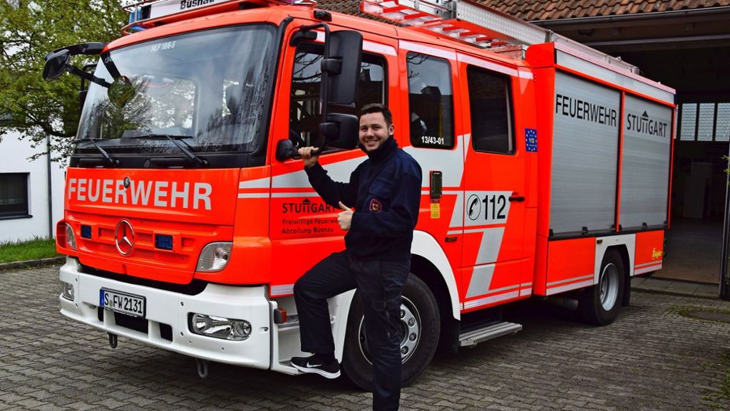 Freiwillige Feuerwehr in Stuttgart-Büsnau: Er hat sich einen Traum erfüllt