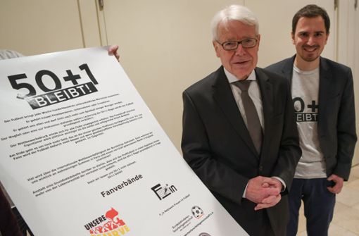 DFL-Präsident Reinhard Rauball (links) Foto: dpa