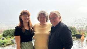 Drei Generationen (von links): Teresa Dauser, Ilse Ziegler und Tanja Dauser aus Ingersheim. Foto: StZN