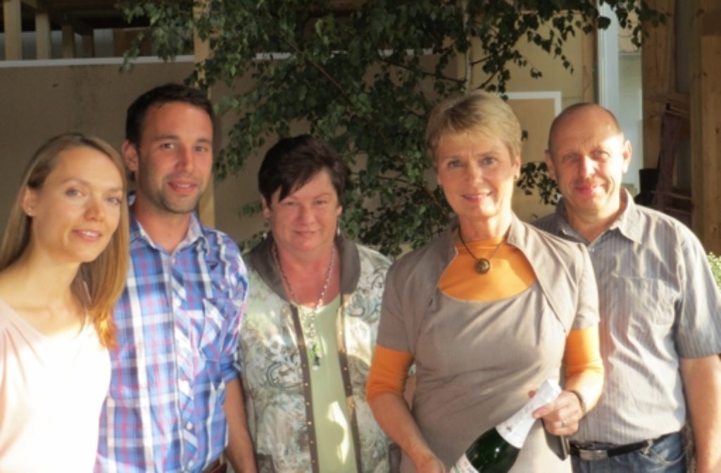 Auch Friedlinde Gurr-Hirsch (MdL, Zweite von rechts)  hat gratuliert. Foto: privat