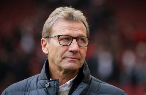 Guido Buchwald lobt den derzeitigen VfB-Trainer Sebastian Hoeneß. Foto: Pressefoto Baumann/Julia Rahn