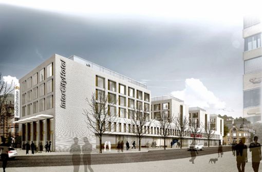 Statt eines Hotels sollen  am alten Zentralen Omnibusbahnhof in Esslingen nun 140 Mikro-Apartments entstehen. Foto: Wittfoht Architekten