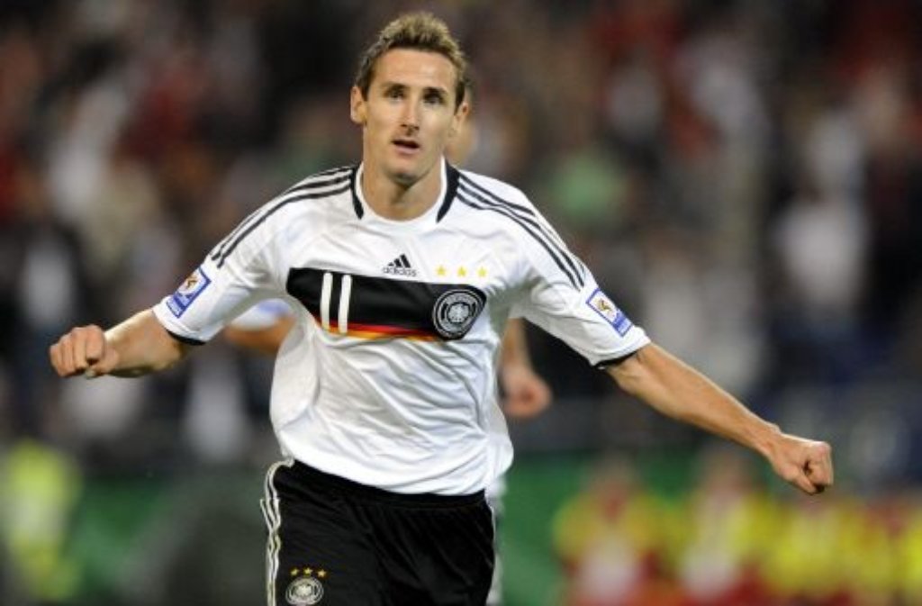 Die bewährten Torjäger Miroslav Klose...