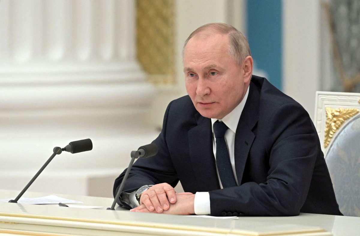 Der ukrainische Präsident Wolodymyr Selenskyj hatte  dem russischen Staatschef Wladimir Putin (im Bild) zweimal  ein Angebot für ein Treffen unterbreitet. (Archivbild) Foto: AFP/ALEXEY NIKOLSKY