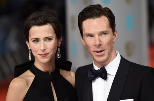 Benedict Cumberbatch kam mit seiner schwangeren Verlobten Sophie Hunter zu den Baftas. Foto: dpa