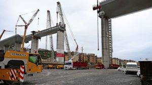Neue Brücke von Genua bald fertig