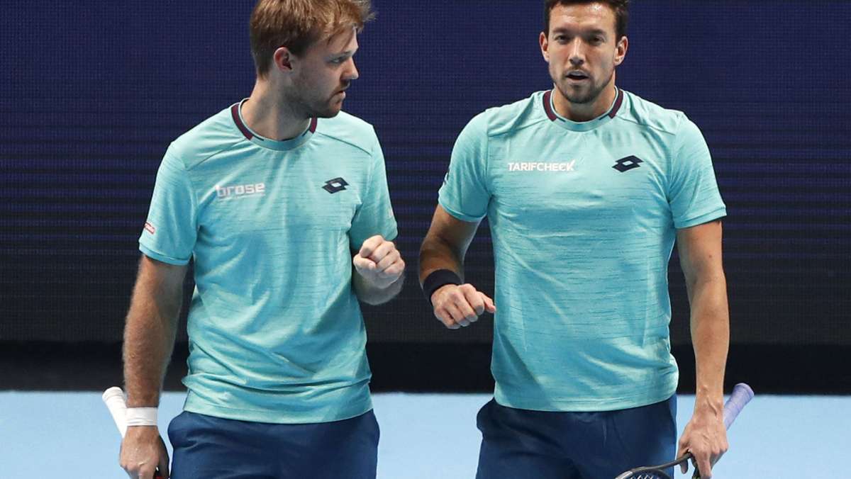 ATP Finals in London Deutsches Tennis-Doppel Krawietz/Mies verpasst Halbfinale