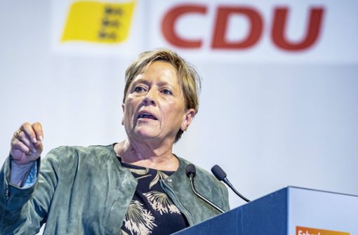 Kultusministerin Susanne Eisenmann hatte keinen Gegenkandidaten. Foto: imago images/Arnulf Hettrich