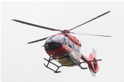 Mit einem Rettungshubschrauber wurden die beiden verletzten Frauen in eine Klinik geflogen. Foto: dpa