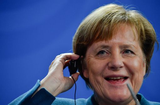 Kanzlerin Angela Merkel verabschiedet sich von Facebook. Foto: AFP