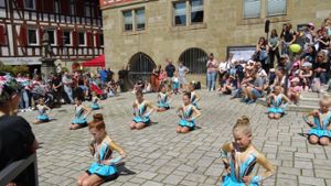 Großbottwar: Tanzsport beim Kinderstadtfest