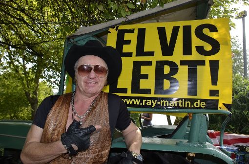 Ray Martin ist Deutschlands bekanntester Elvis-Imitator. Foto: Andreas Rosar Fotoagentur-Stuttg