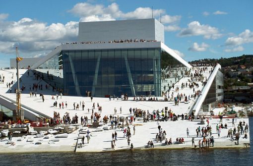 Ein Opernhaus für alle: die neue Nationaloper von Oslo Foto: Picture alliance/ dpa/Royal Press Nieboer