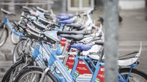 Nachfrage nach Leihrädern in Stuttgart bricht  ein