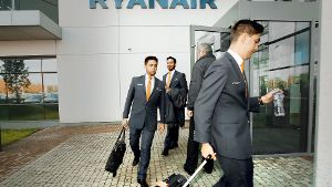 Ryanair-Beschäftigte kämpfen für anständige Arbeitsbedingungen. Foto: AFP