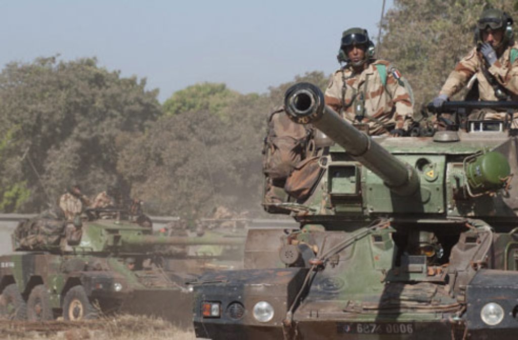 Französische Soldaten bei ihrem Einsatz in Mali. Einheiten der algerischen Armee stürmten am Samstag die Gasanlage bei In Amenas im Osten des Landes.