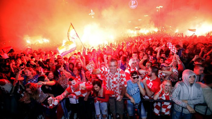 Tausende Menschen feiern „historische Nacht“ in Zagreb
