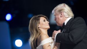 Donald Trump tanzt mit Frau Melania am Inauguration Day. Foto: AFP