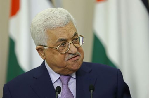 Palästinenser-Präsident Mahmud Abbas muss sich im Krankenhaus behandeln lassen. Foto: POOL
