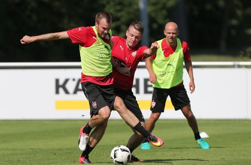 Gute Nachrichten vom VfB Stuttgart: Kevin Großkreutz ist im Kader im Heimspiel gegen den 1. FC Heidenheim. Foto: Pressefoto Baumann