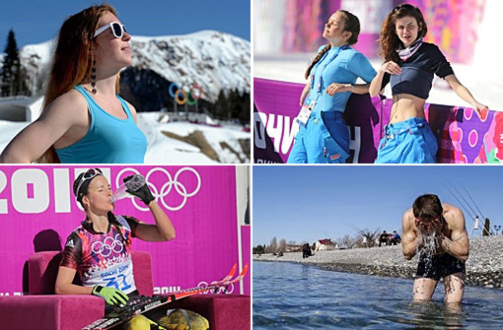 In Sotschi werden derzeit die Olmypischen Winterspiele ausgetragen - doch die Temperaturen und der Sonnenschein vermittelten reichlich Frühlingsgefühle. Hier einige Eindrücke aus Russland.