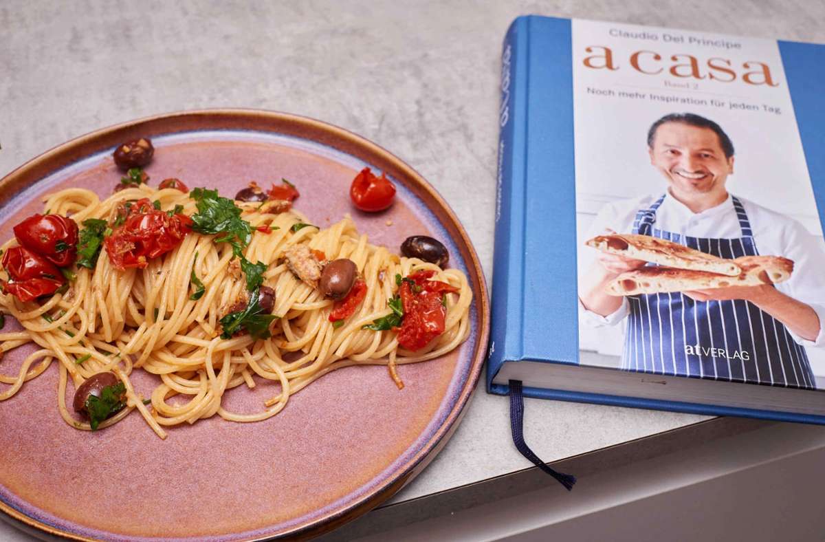 Wunderbar einfach, wunderbar gut: Sardinenspaghetti von Claudio Del Principe. Wie es funktioniert, sehen Sie in unserer Bildergalerie. Foto: nja