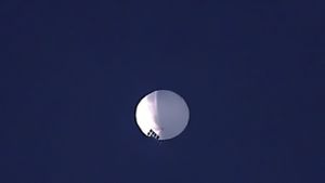 Ein großer Spionageballon wurde über dem Norden der Vereinigten Staaten gesichtet. Foto: dpa/Larry Mayer